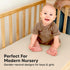 2-Pack 52x28 KeaBabies Waterproof Baby Crib Sheets for Boys, Girls - Viscose Derived from Bamboo Toddler Bed Sheet