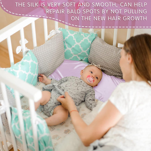 2 Hosuly Pcs Satin Bassinet Sheet Baby Hair Soft Silk Feeling Sheet Baby Bassinet for Rectangle Cradle Pad Mattress