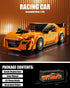 TYCOLE Set 6+ (311PCS) Super Sports Car Building Block with Display Case, Speed Racing Car Building Toys for Kids