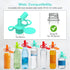 4 Pack) Morlike Living Water Bottle Spout Adapter, Silicone Baby Water Bottle Adapter for Toddlers, Protects Kids Mouth