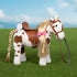 11 inches HollyHOME Appaloosa Horse Stuffed Animal Pretty Pony Plush Toy Pretend Play Horse