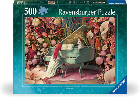 Ravensburger Rabbit Recital Jigsaw Puzzle - 500 Piece | Premium German Craftsmanship | Perfect Interlocking Fit | Vivid, Glare-Free Imagery | Ideal for Adults and Kids over 12