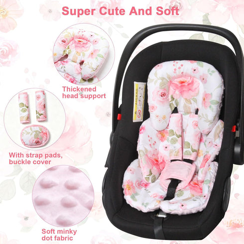 Pink Infant Support Cushion - Car Seat & Stroller Insert