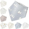 wefigs Baby Drool Bibs, 3-Layer Waterproof and Soft Cotton Bibs for Drooling and