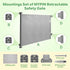Retractable Baby Gate Replacement Parts Kit - Full Set Wall Mounting Hardware with Brackets, Anchors, and Screws (Grey)