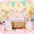 Blueweenly 8 Sets 15.7 Inch One Silly Goose Birthday Decoration Soft Silly Goose Stuffed Animal Hat with Wood Table