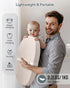 COMOMY Baby Changing Pad with Wipeable & Waterproof PU Cover, Contoured Diaper Changing Pad for Dresser with Non-Slip