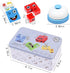 Large Wooden Face Expression Puzzle, Building Cubes for Logical Thinking, Face Changing Magic Cube Puzzles with Bell