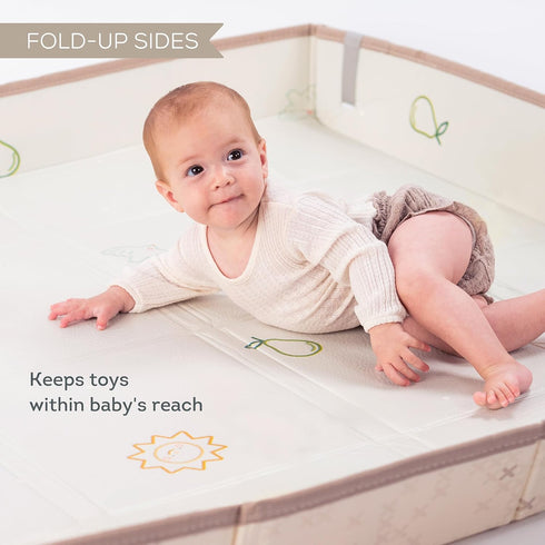 59.1"71" Taf Toys Foldable Soft Foam Baby Play Mat Waterproof Reversible Kids Play Mat for Floor Soft Foam Playmat