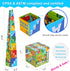Animal Sorting and Stacking Blocks - Educational ABC & Numbers Toy for Babies and Toddlers, Montessori Learning Tower