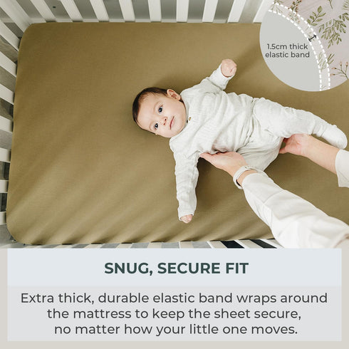 2 Pack Pobibaby Crib Sheets for Boys, Premium Fitted Baby Boy Crib Sheets for Standard Crib Mattress Ultra-Soft Jersey