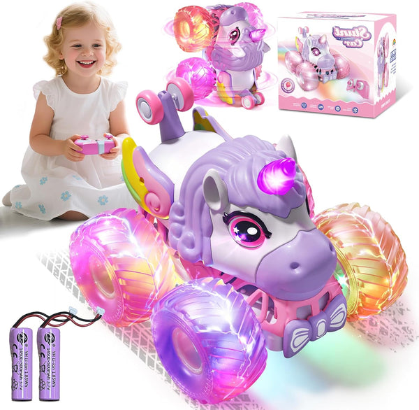 Gohero Unicorn Monster Truck, 2.4GHz Remote Control Monster Truck Unicorn Toys for