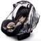 Car Seat Rain Cover - Food Grade EVA, Waterproof, Windproof Protection with Quick-Access Zipper