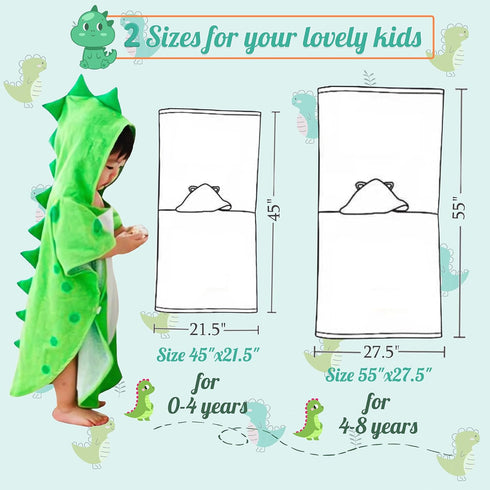0-8 Soft Cotton Baby Bath Towel Beach Towel Bathrobe for Kids years