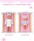 12-16 Inches BABESIDE Wooden Baby Dolls Bed for Doll, Rocking Babys Doll Crib, Sleep Bed, Baby Dolls Accessories