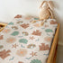 Summer 32''16'' Boho Beach Changing Pad Covers for Baby Girls Boys Retro Seaside Holiday Fitted Change Table Pad Covers