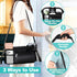 Universal Stroller Organizer with Insulated Cup Holder Detachable Phone Bag & Shoulder Strap, Bag Caddy Fits