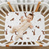 39 27 5In Crib Sheets for Boys Girl Boxer Dog Breathable Mini Crib Mattress Sheets Fitted,Toddler Baby Sheets for Crib