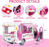 3-5 3 Playset 3 4 5 choopheme Ice Cream Trucks Toys for Toddlers with Different Flashing Lights & Sound
