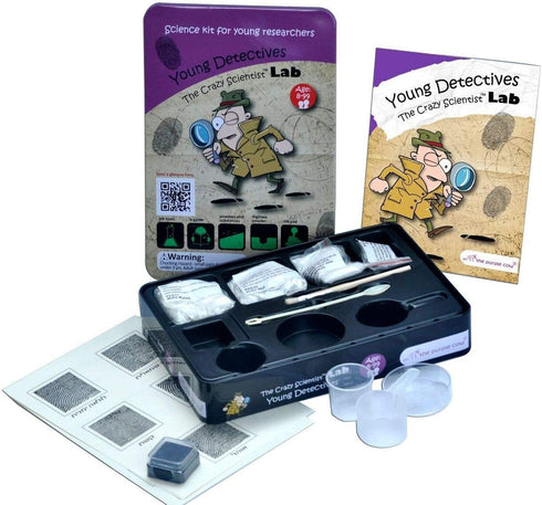 The Purple Cow The Crazy Scientist Lab Young Detectives Science Kit, Model Number: 5522023