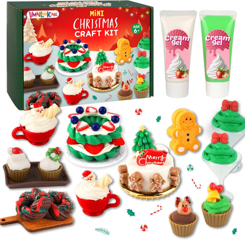 Christmas Mini Food Craft Kits, Making Miniature Food and Mini Dessert Cup