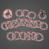 CZYY Numbered Markers Acrylic Creature & Monster Condition Rings, Numbers 1 to 30 for D&D and RPG Miniatures