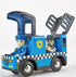 Hape Police Car with Siren | 3-Piece Cops & Robbers Play Set with Action Figures