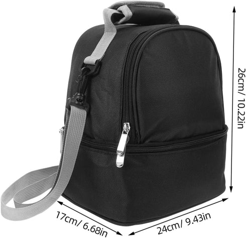 BESTonZON Insulated Bottle Bag for Breast Milk Storage Portable Cooler Tote for Travel Leak Design Easy-clean Lining