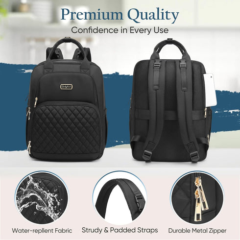 Backpack 2 30-38L) Backpack Qualyphant Diaper Bag - Extra Large Diaper Bag for Kids Twins (Expandable - Travel Baby