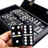 Set 6 Set Bucher&Rossini Dominoes Double - Classic Black Domino's Game for Adults and Kids Idea Gift Present for Domino