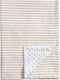 Meracorallo Baby Blankets for Unisex Boys and Girls, Super Soft Nursery Bed Blankets, 30" x 40", Neutral Stripe