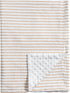 Meracorallo Baby Blankets for Unisex Boys and Girls, Super Soft Nursery Bed Blankets, 30" x 40", Neutral Stripe