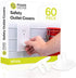 Power Gear Outlet Covers - Baby Proofing Child Proof Plug Covers for Electrical Outlets, 8 Count