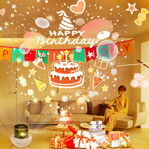 LytRdIt 21 Sets 360 of Films, Night Light Projector for Kids Bedroom, Star Projector Night Lights for Kids Baby Girls