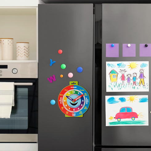 Morgan's Direct Early Learning Education Clock Moveable Hands Smiley Face Magnetic. - Easy to use and to learn