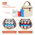 Pack, 6 9 Mancro Breast Milk Cooler Travel Bag with Ice Insulated Baby Bottle Bag Fits for Baby Bottles Up to Ounce