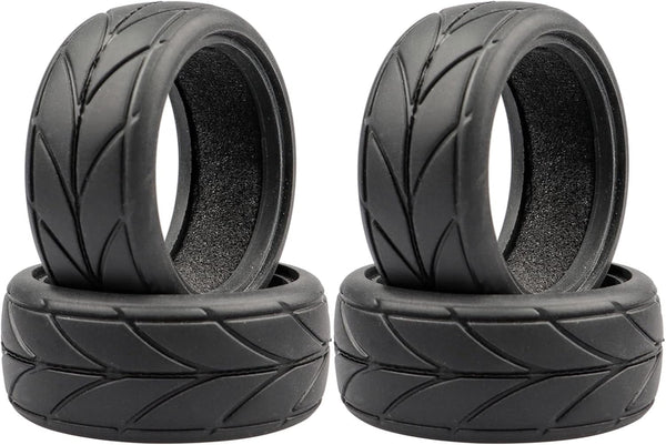4pcs 1/10 RC Drift Tires, 65 * 26mm for 1/10 RC On-Road Car