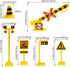 KDPATFAV 18PCS Train Cake Decorations and Toppers for Birthday Party Supplies - Railway Steam Theme Party Decorations