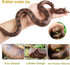 15-Inch Coiled/26-Inch Ultra-Realistic Snake Toy to Scare Birds/Squirrels - Stretchy Garden Decor, Halloween Prank