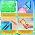 100PCS Set, 3D Set 2 3 4 5 6 7 8 9 Magnetic Tiles, Kids Magnetic Blocks Toy Magnet Tiles Clear Building Blocks