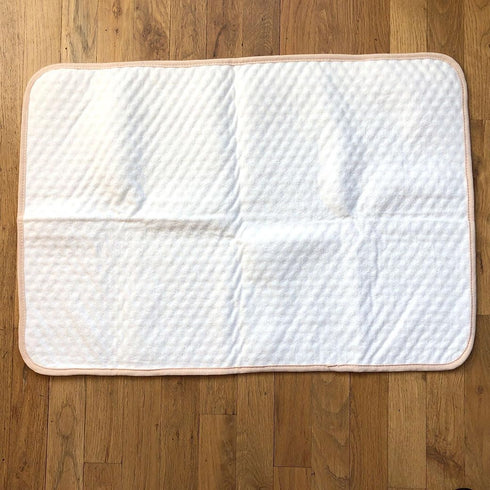 Communication Waterproof Baby Changing Pad Soft Cotton Top, Leakproof TPU Back, Reusable & Washable for Potty Training