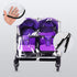 Twin Rain Cover for Double Stroller – Universal Waterproof Side by Side Baby Stroller Raincoat for Outdoor Protection