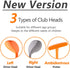 Set 3-5, 4 6 7 8 iPlay, iLearn Kids Golf Toys W/Left & Right Club Head, Boys Outdoor Sport Toy Age Toddler Indoor Golf