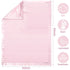 3 Pack 30 40 Inch Satin Baby Blanket with Silky Satin Backing Double Layer Soft Dotted Silk Baby Blanket x for Newborn