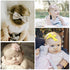 DRESHOW BQUBO Baby Girl Bows and Headbands, Soft Nylon Hairbands Elastics Handmade Girls Flower Hair Accessories, 10