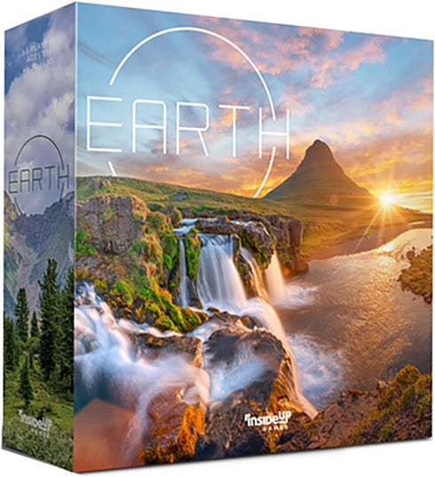 Inside Up Games Earth - The Board Game, Ecosystem Building, Card Drafting for 1 to 5 Players
