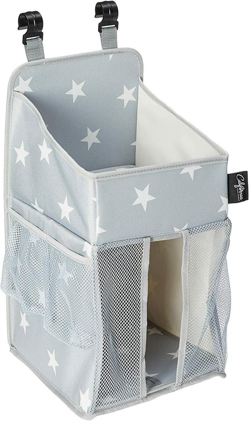 Star Pattern Diaper Caddy and Nursery Organizer for Newborn Baby Essentials, Hang