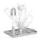 Ubbi On-the-Go Drying Rack and Brush Set, Includes Travel Case and Bottle