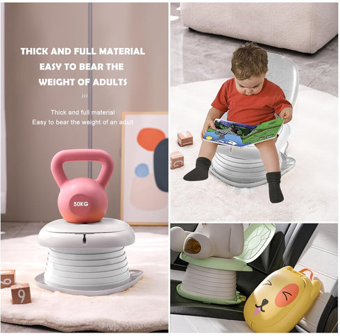 YZNlife Travel Potty for Toddler Portable Foldable Potty Training Toilet for Boys Girls Baby Kids Children Indoor