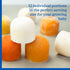 Samuelworld Baby Food Storage Container, 12 Portions x 2.5oz - BPA Free Silicone Freezer Tray with Clip-On Lid for Milk
